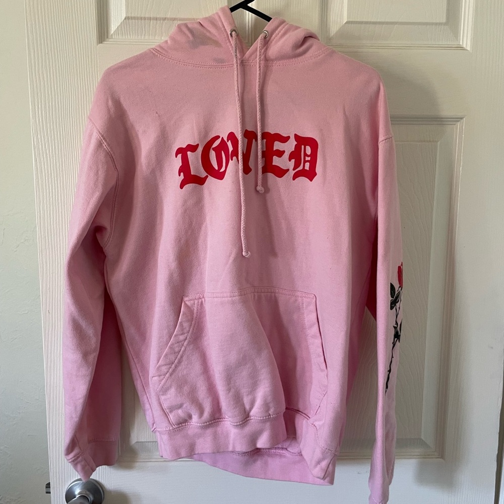 Loved Roses Pink Hoodie